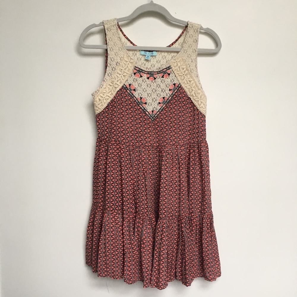 Patterned Boho Dress